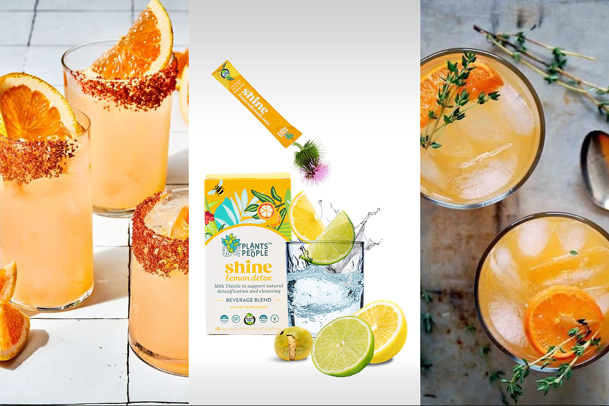 Sunshine Zest: A Citrusy Mocktail to Naturally Detox and Refresh